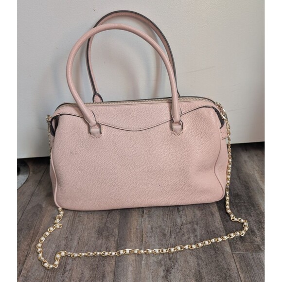 Kate Spade Mimi Satchel in Light Pink Crossbody Bag 8"h x 5.6"w x 12.4" - Picture 2 of 8